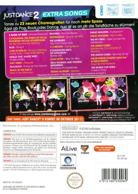 Just Dance Summer Party box cover back
